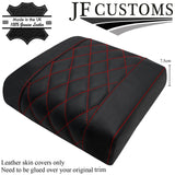 RED STITCH CONSOLE CUBBY BOX LID COVER FOR LAND ROVER DEFENDER 07-16 DSG3