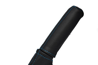 blue  stitch FITS SUBARU IMPREZA WRX 2005-2007 LEATHER HANDBRAKE HANDLE COVER
