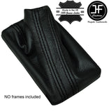 BLACK STITCH AUTO AUTOMATIC DSG LEATHER GEAR GAITER FITS AUDI A3 8V 2013-2017