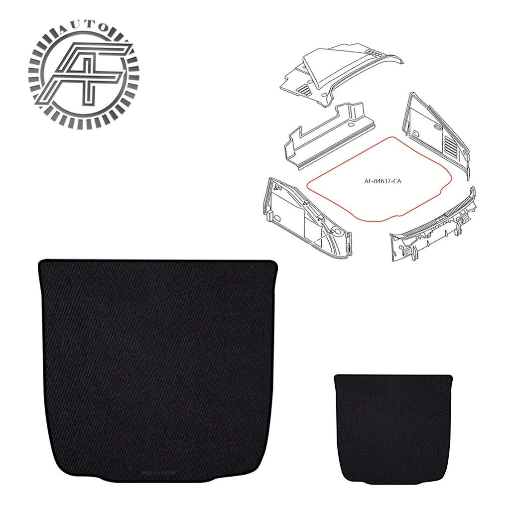 FOR AUDI TT 8N MK1 1998-2006 COUPE TRUNK/BOOT MAT WITH GENUINE LEATHER AND CANVA
