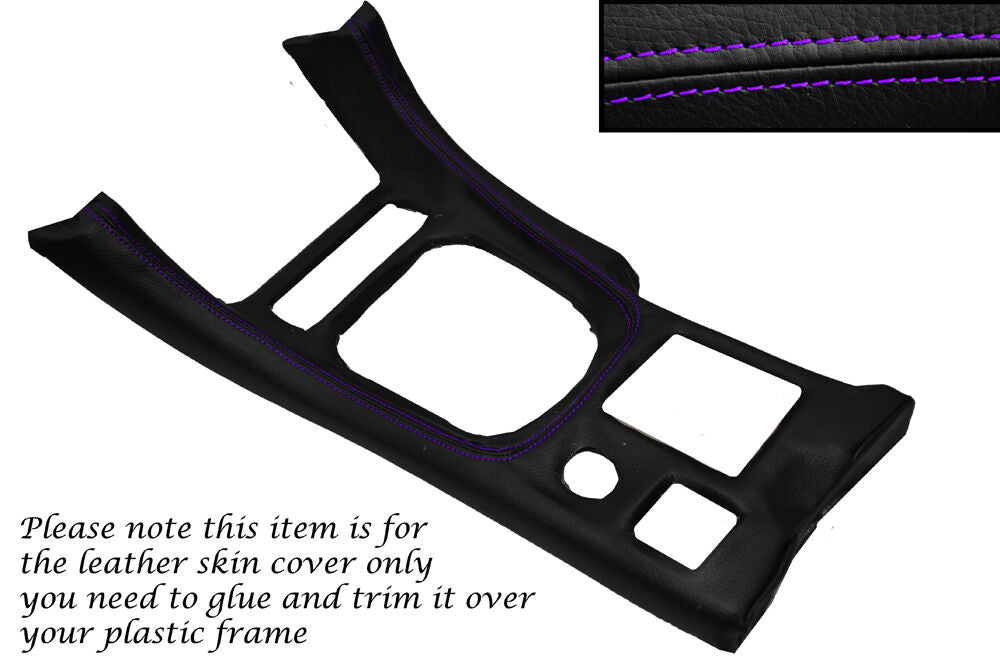PURPLE STITCH CENTRE CONSOLE SURROUND COVER FITS MITSUBISHI GTO 3000GT 92-99