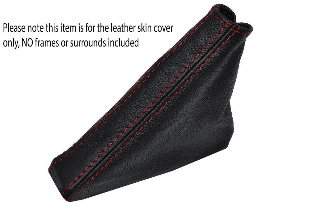 RED STITCHING LEATHER SKIN HANDBRAKE GAITER FITS MORRIS MARINA ITAL 1975-1984