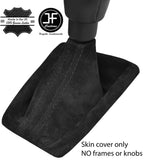 BLACK STITCH REAL SUEDE MANUAL GEAR GAITER FOR PEUGEOT 508 2011-2017 CUSTOM NEW