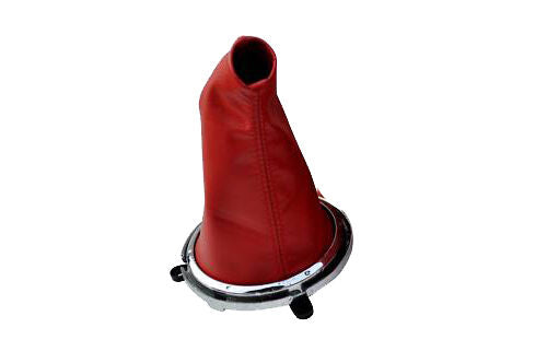 FITS HONDA CIVIC TYPE R GEAR GAITER RED LEATHER 2001-2004 CUSTOM NEW MADE IN UK