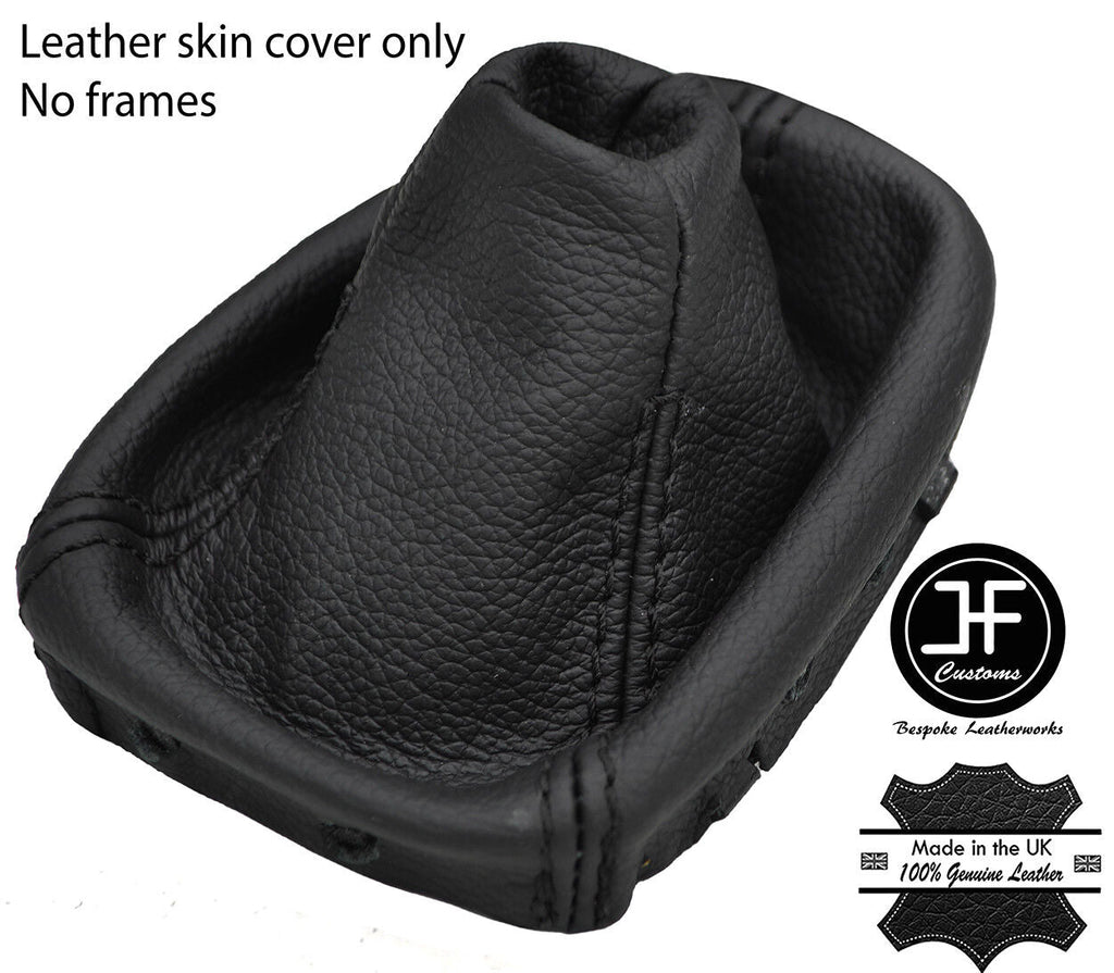 BLACK STITCH LEATHER SEMI AUTOMATIC GEAR GAITER FOR MERCEDES C CLASS W203 COUPE