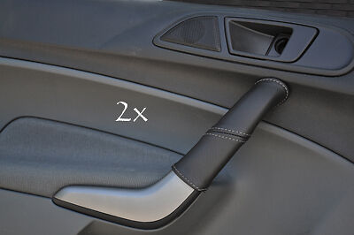 FITS FORD FIESTA MK7 08+ 2X DOOR HANDLE COVERS grey CUSTOM NEW MADE IN UK