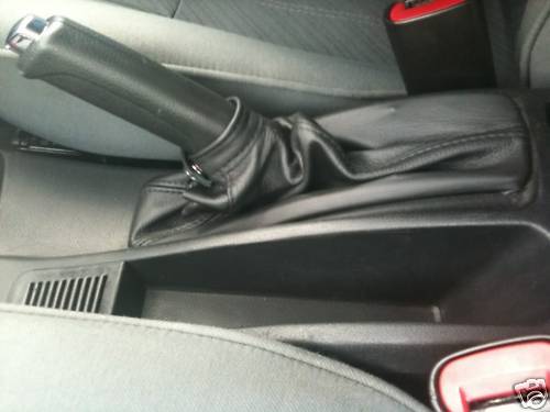 FITS ALFA ROMEO 147 01-09 HANDBRAKE GAITER BOOT 100% LEATHER CUSTOM NEW