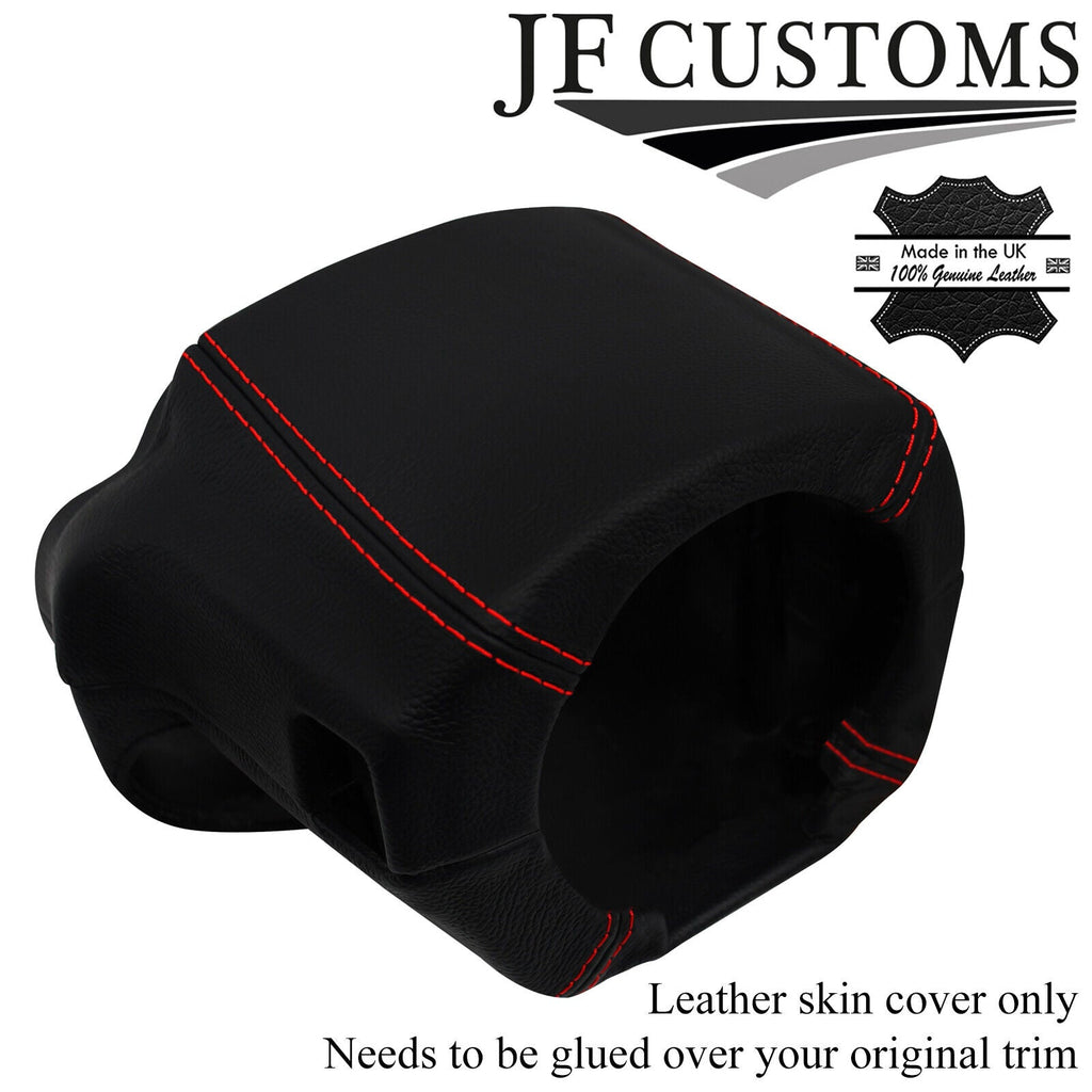 RED STITCH ITALIAN LEATHER STEERING SHROUD COVER FOR NISSAN 300ZX Z32 90-96