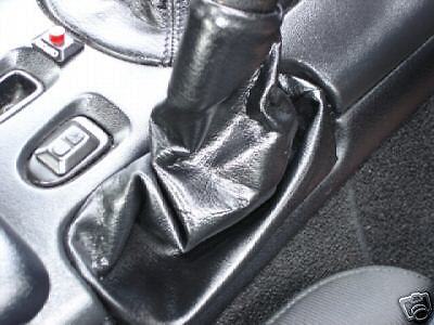FITS MAZDA RX7 BLACK LEATHER HANDBRAKE GAITER E BRAKE BOOT CUSTOM NEW