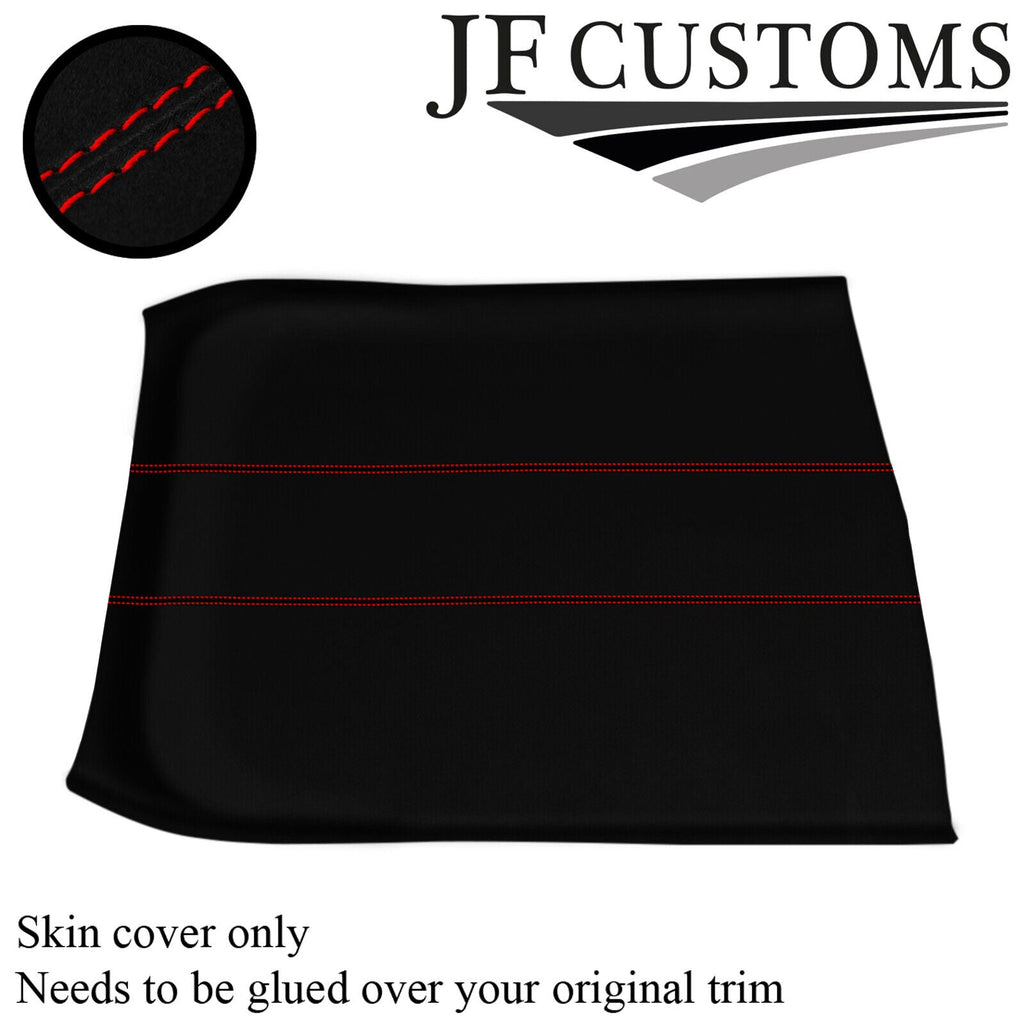 RED STITCH LUXE- SUEDE NON SUNROOF HEADLINER COVER FOR ROVER 25 MG ZR 99-05