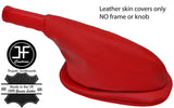 RED LTHR HANDBRAKE GAITER OVER RUBBER+HANDLE FOR ALFA ROMEO SPIDER 105 EARLY