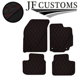 RED DIAMOND STITCH VINYL 4X TAILORED FLOOR CARPETS FOR SUZUKI SX4 MK1 06-13