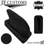 BLACK STITCH LEATHER HANDBRAKE+FRAME FITS FORD ESCORT MK1 MK2 CAPRI MK1 68-80