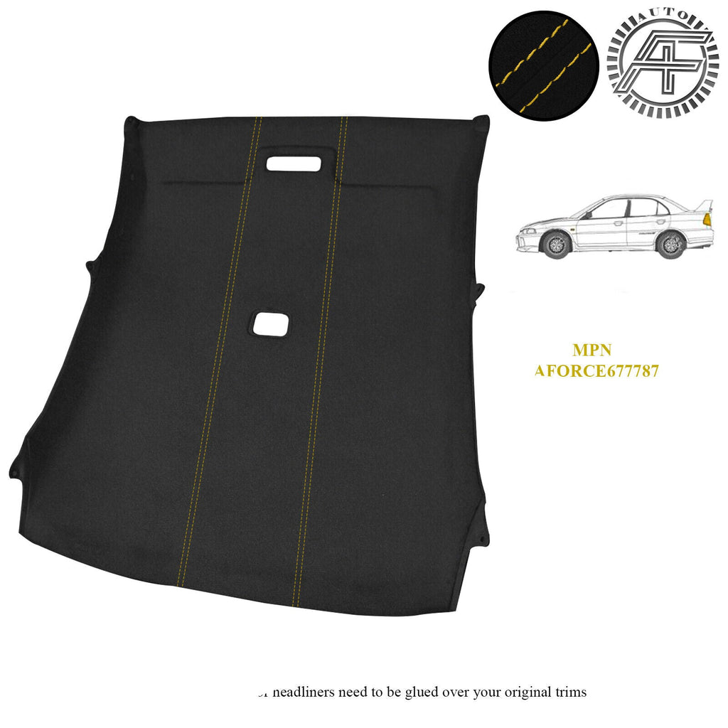 LUXE SUEDE HEADLINER COVER FITS MITSUBISHI LANCER EVO 4 5 6 MADE IN UK