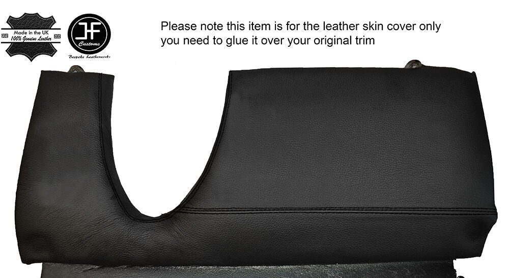 BLACK STITCH DRIVER SIDE LOWER DASH TRIM COVER FITS BMW 6 SERIES E24 CUSTOM NEW