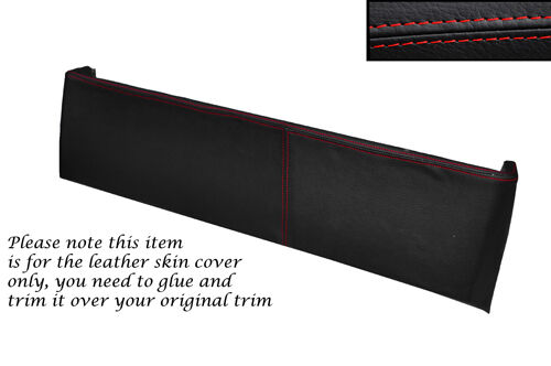 RED STITCHING INSTRUMENT HOOD LEATHER SKIN COVER FITS TRIUMPH TR7 TR8 76-81