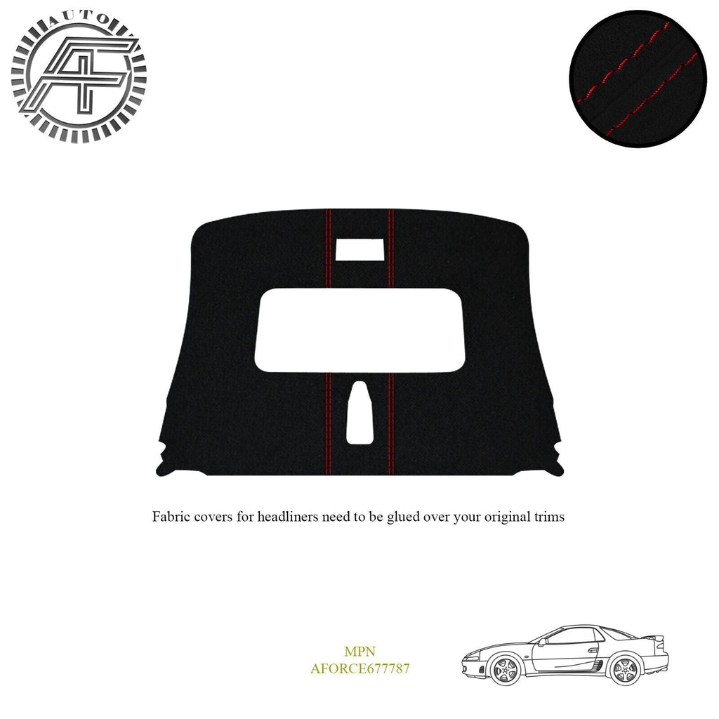 LUXE SUEDE HEADLINER COVER FITS MITSUBISHI 3000GT/GTO MK2 2-DOOR + SUNROOF 94-97