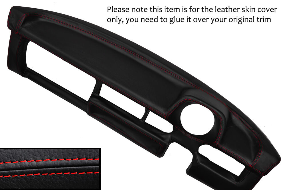RED STITCH DASH DASHBOARD LEATHER COVER FITS VOLKSWAGEN BEETLE CLASSIC 1303