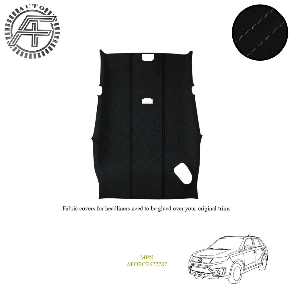 LUXE SUEDE HEADLINER COVER FITS SUZUKI VITARA 5 DOOR SUV 2015-PRESENT MADE IN UK