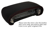 RED STITCH RADIO POD SURROUND LEATHER SKIN COVER FITS TVR TUSCAN 1998-2007