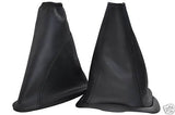FITS TRANSIT CONNECT LEATHER GEAR  & HANDBRAKE GAITER BLACK CUSTOM NEW
