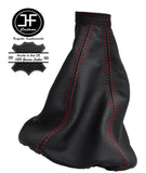 RED STITCHING MANUAL LEATHER GEAR LEVER GAITER FOR ALFA ROMEO 147 FL 05-10