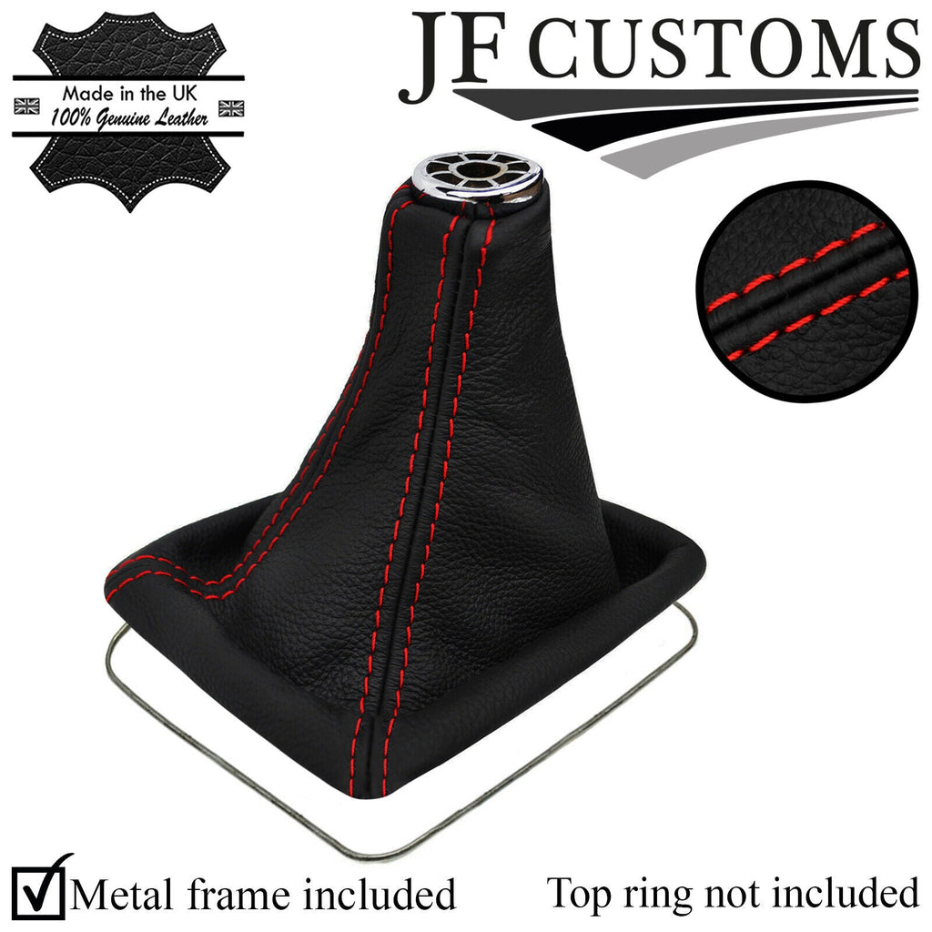 RED STITCH TOP GRAIN REAL LEATHER GEAR GAITER FOR TOYOTA CELICA MK7 1999-2006
