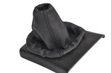 FITS CITROEN  C15 VAN BLACK GEAR GAITER  black stitching CUSTOM NEW MADE IN UK
