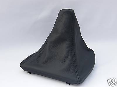FITS BMW E60 E61  5 Series BLACK  LEATHER GEAR GAITER NEW CUSTOM NEW MADE IN UK