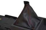 FITS ALFA ROMEO SZ 75 OR SPIDER MILANO GAITER red stitch CUSTOM NEW MADE IN UK
