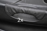 FITS HYUNDAI COUPE MK1 96-99 2X DOOR HANDEL COVERS black CUSTOM NEW MADE IN UK