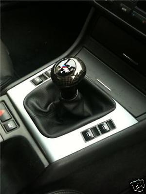 FITS BMW E46 REAL LEATHER  GAITER SHIFT BOOT 98-05 QUALITY CUSTOM NEW MADE IN UK