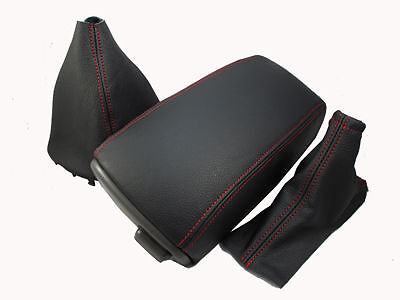 FITS VOLVO S70 V70 C70 850 GAITERS +ARMREST COVER RED ST CUSTOM NEW MADE IN UK