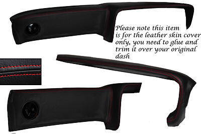 RED STITCHING FITS FORD CAPRI MK2 MK3 DASH DASHBOARD LEATHER COVER ONLY