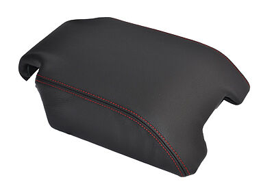 RED STITCH FITS LAND ROVER DISCOVERY 4 09-13 LEATHER ARMREST COVER ONLY