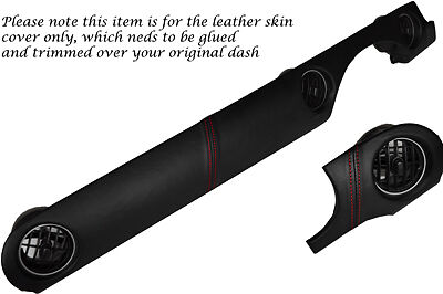 RED STITCH FITS MAZDA MX5 MK3 MIATA 05-12 TWO PIECE DASH KIT LEATHER COVERS ONLY