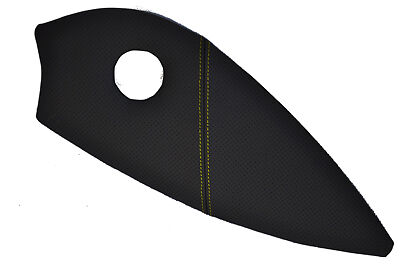 FITS LOTUS ELISE EXIGE 2X DOOR TRIM INSERT yellow stitch LEATHER COVERS