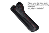 RED STITCHING FITS ALFA ROMEO GIULIETTA 2010-2013 LEATHER HANDBRAKE GAITER ONLY