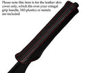 RED STITCH FITS CITROEN BERLINGO MULTISPACE 96-03 HANDBRAKE HANDLE COVER ONLY