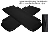 BLACK STITCH FITS MITSUBISHI FTO 94-01 2X SUN VISORS LEATHER COVERS ONLY