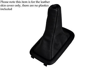 GREY STITCHING FITS TOYOTA COROLLA G6 G6R 97-99 LEATHER GEAR GAITER ONLY