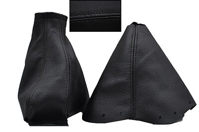FITS NISSAN 300ZX REAL BLACK LEATHER GEAR/HANDBRAKE GAITER CUSTOM NEW MADE IN UK