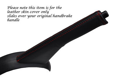 RED STITCHING FITS SUZUKI IGNIS 03-06 LEATHER HANDBRAKE GAITER ONLY CUSTOM NEW