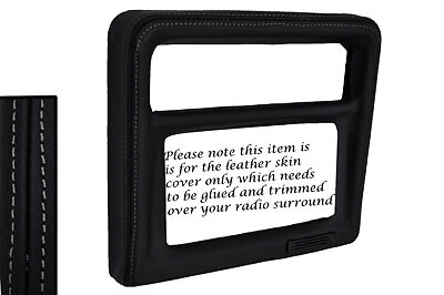 GREY STITCH FITS TOYOTA MR2 MK1 AW11 84-90 RADIO SURROUND LEATHER COVER