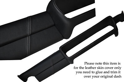 WHITE STITCH FITS FORD CAPRI MK1 DASH DASHBOARD LEATHER COVER ONLY CUSTOM NEW