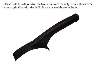 RED STITCHING FITS TOYOTA COROLLA VERSO 2001-2004 LEATHER HANDBRAKE GAITER ONLY