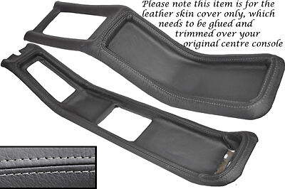 GREY LEATHER FITS FORD CAPRI MK2 MK3 CENTRE CONSOLE LEATHER COVER ONLY