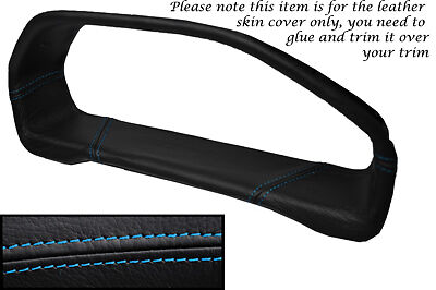 BLUE STITCH 96-04 FITS PEUGEOT 106 MK2 II PHASE 2  HOOD SPEEDO COVER LEATHER