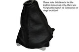 BLACK STITCHING FITS MITSUBISHI LANCER EQUIPPE LEATHER GEAR GAITER ONLY