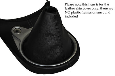 BLACK STITCH FITS NISSAN 370Z Z34 09-13 LEATHER GEAR GAITER SHIFT BOOT ONLY